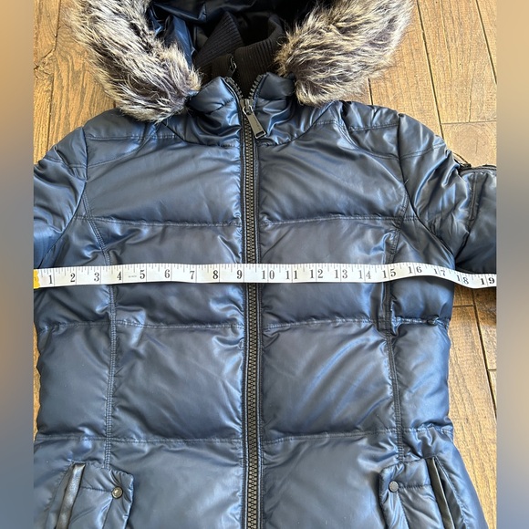 BCBGeneration Winter Down Feather Quilted Hooded Puffer Jacket Sz XS - Picture 6 of 15